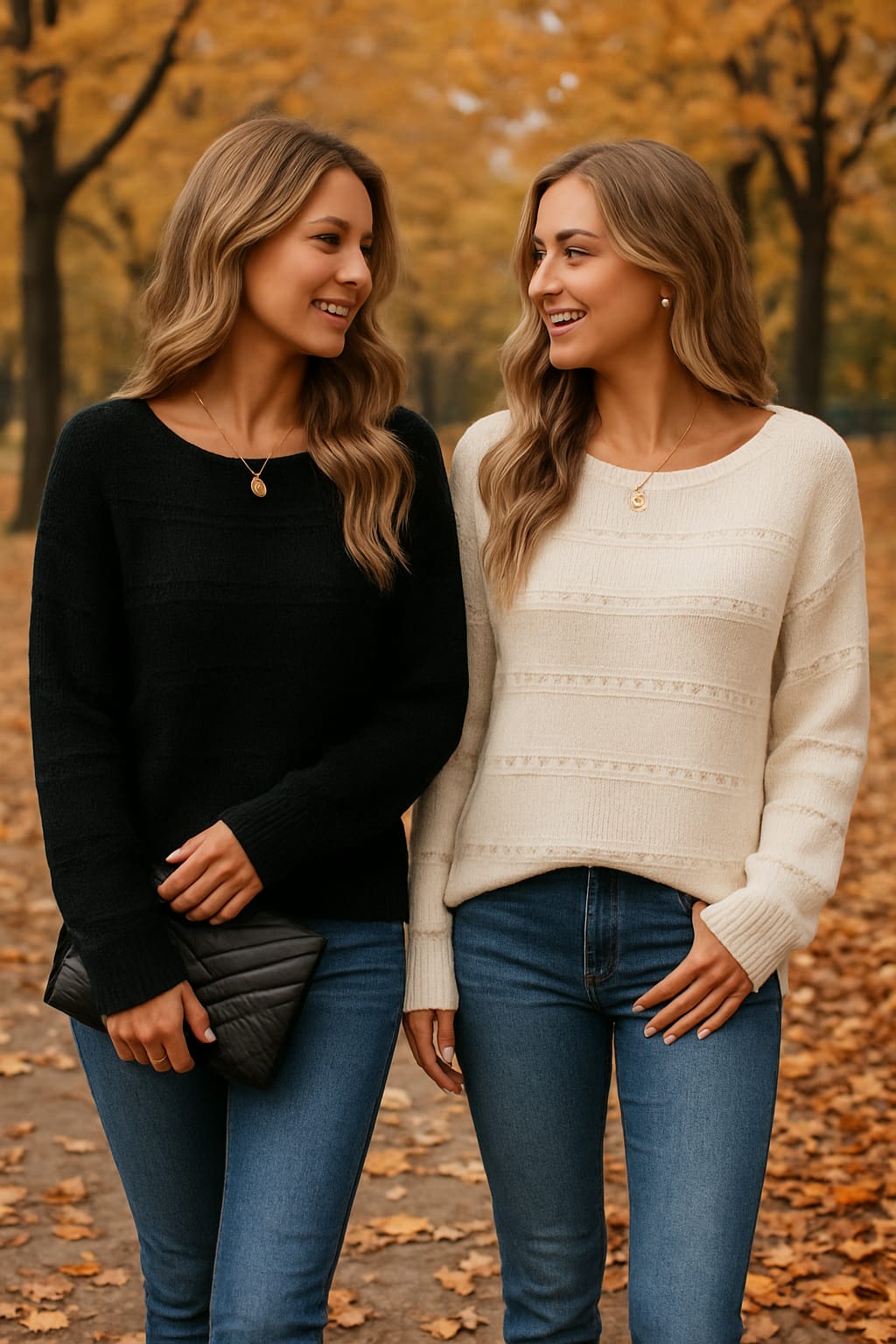 Sofia - Maglione Maniche Lunghe Casual
