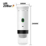 3-in-1 Portable Capsule Coffee Maker, Wireless Heating Electric Espresso Coffee Maker for Car Home, Travel Camping Coffee Maker